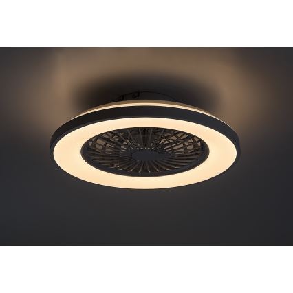 Rabalux - LED Dimbar taklampa med fläkt LED/48W/230V 3000-6500K + fjärrkontroll
