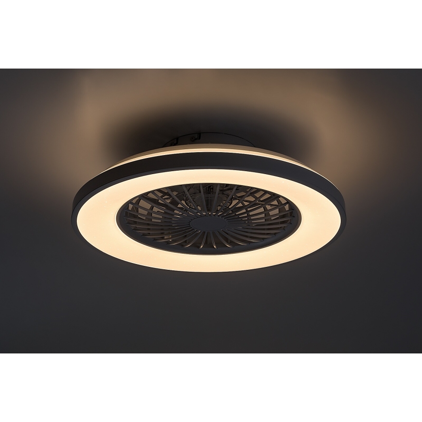 Rabalux - LED Dimbar taklampa med fläkt LED/48W/230V 3000-6500K + fjärrkontroll