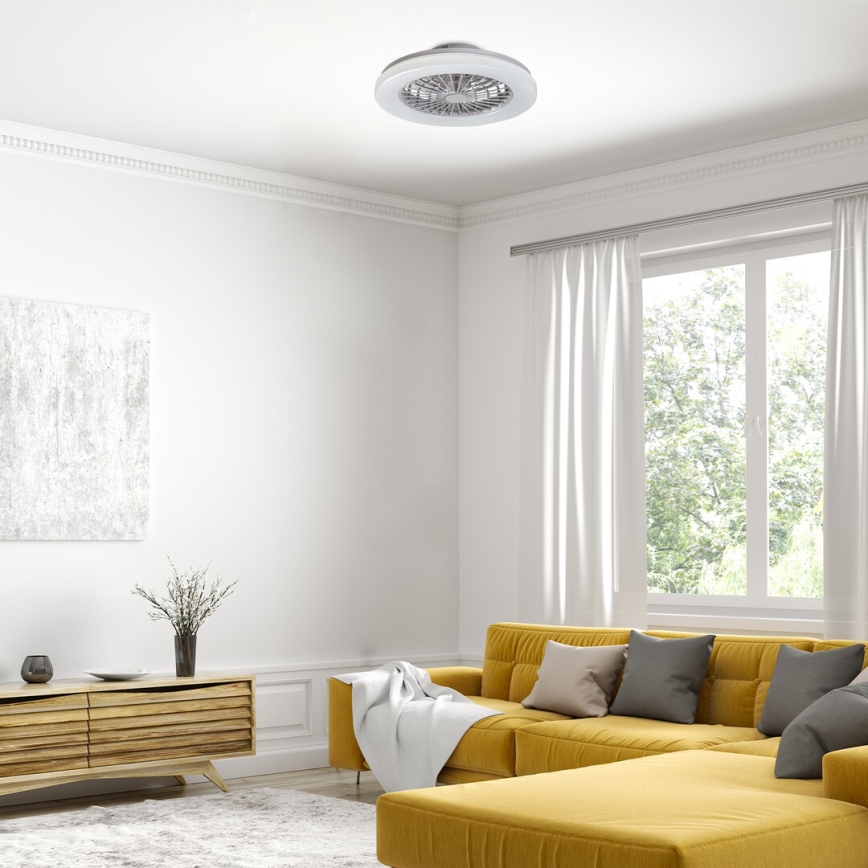 Rabalux - LED RGB Dimbar taklampa med fläkt LED/48W/230V 3000-6500K + fjärrkontroll