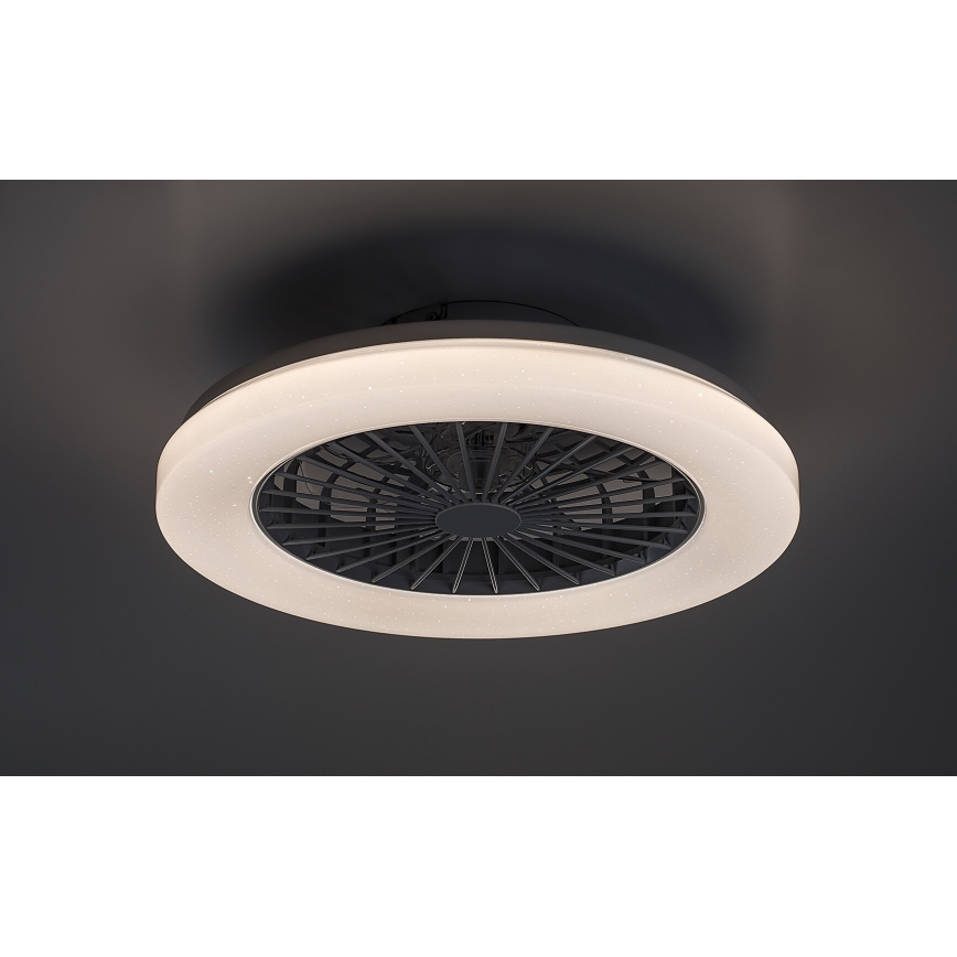 Rabalux - LED RGB Dimbar taklampa med fläkt LED/48W/230V 3000-6500K + fjärrkontroll