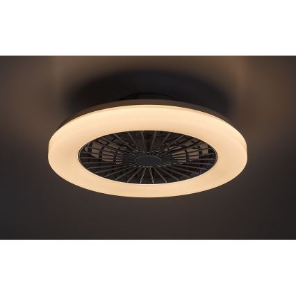 Rabalux - LED RGB Dimbar taklampa med fläkt LED/48W/230V 3000-6500K + fjärrkontroll