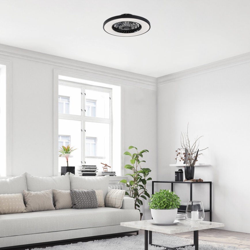 Rabalux - LED Dimbar taklampa med fläkt LED/72W/230V 3000-6500K + fjärrkontroll