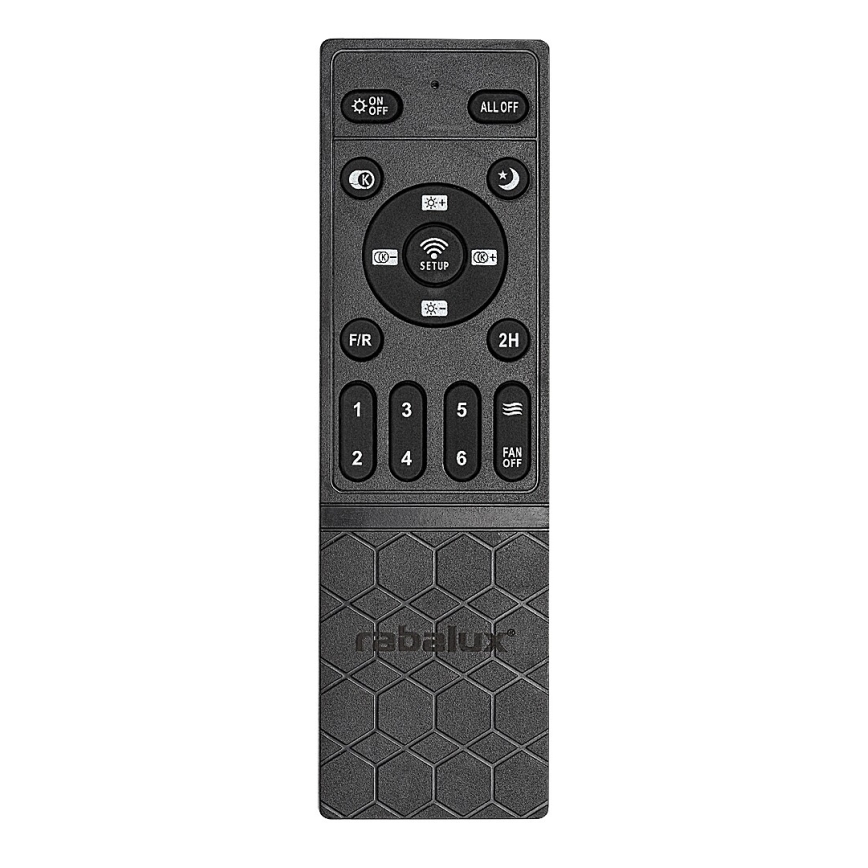 Rabalux - LED Dimbar taklampa med fläkt LED/40W/230V 3000/4000/6000K Wi-Fi + fjärrkontroll