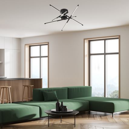Rabalux - LED ytmonterad ljuskrona LED/40W/230V 3000K svart