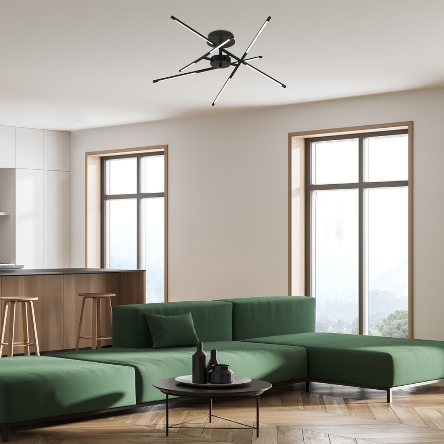 Rabalux - LED ytmonterad ljuskrona LED/40W/230V 3000K svart