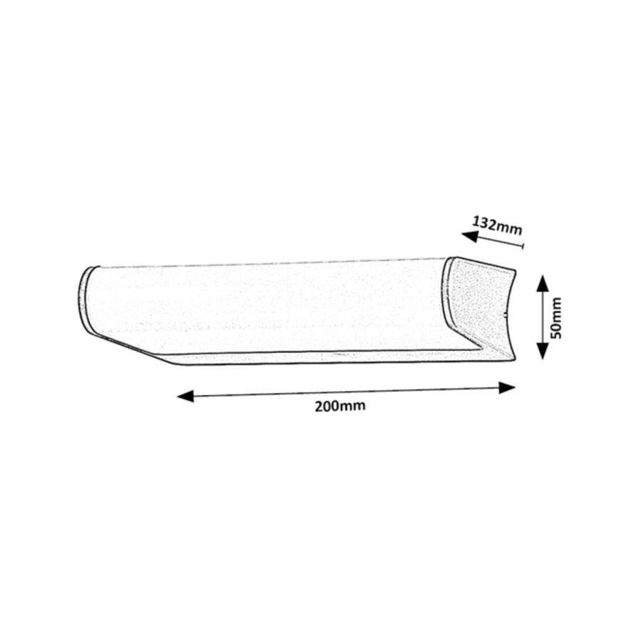 Rabalux - LED Utomhus vägglampa  LED/6,5W/230V IP44