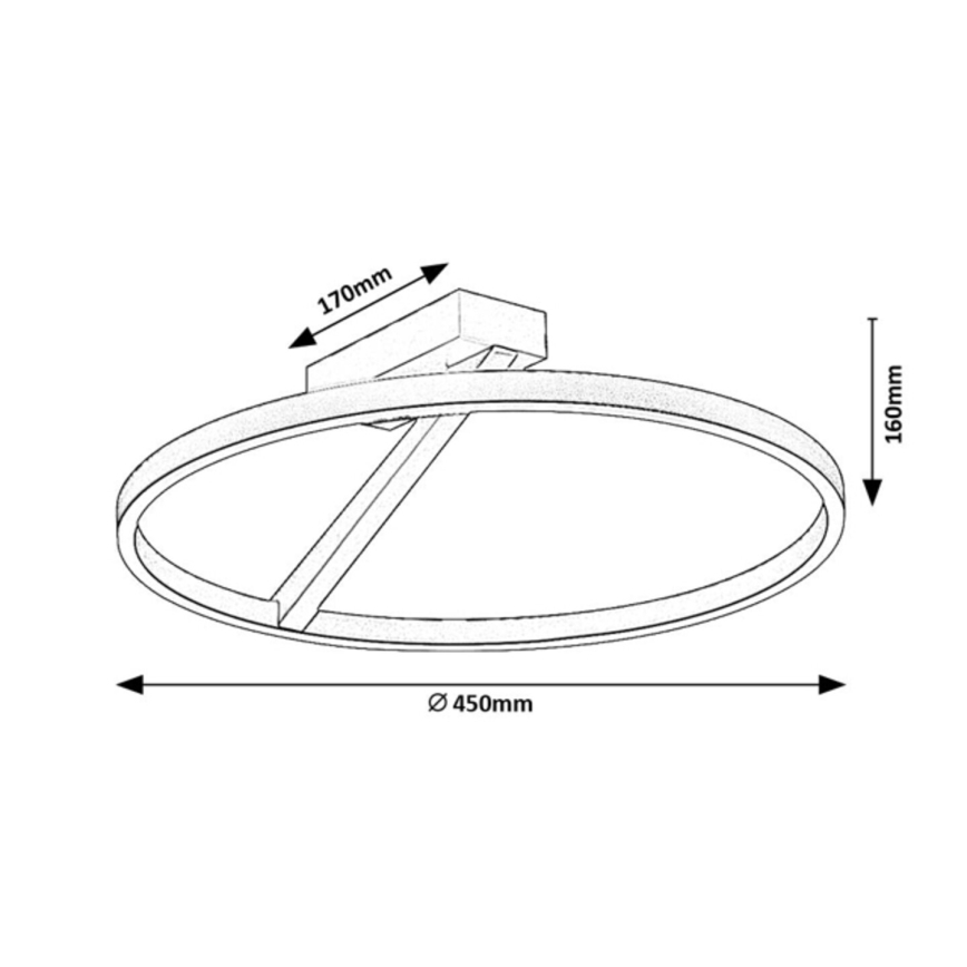 Rabalux - LED-taklampa 24W/230V 3000K Ø 45 cm