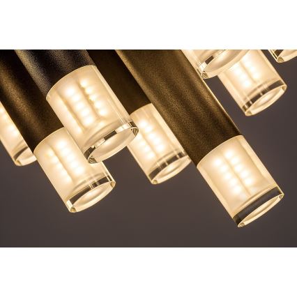 Rabalux - Taklampa 13xG9/5W/230V svart