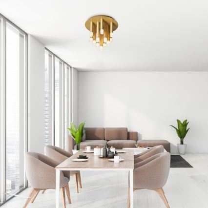 Rabalux - Taklampa 13xG9/5W/230V guld