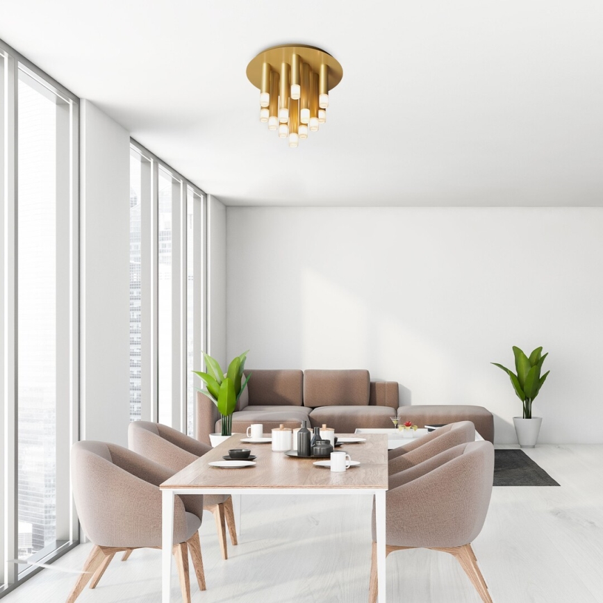 Rabalux - Taklampa 13xG9/5W/230V guld