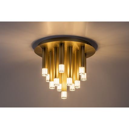 Rabalux - Taklampa 13xG9/5W/230V guld