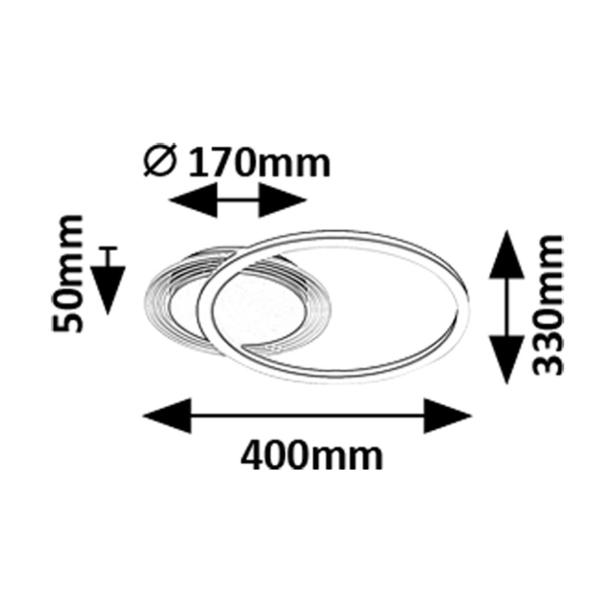 Rabalux - LED taklampa LED/24W/230V 3000K