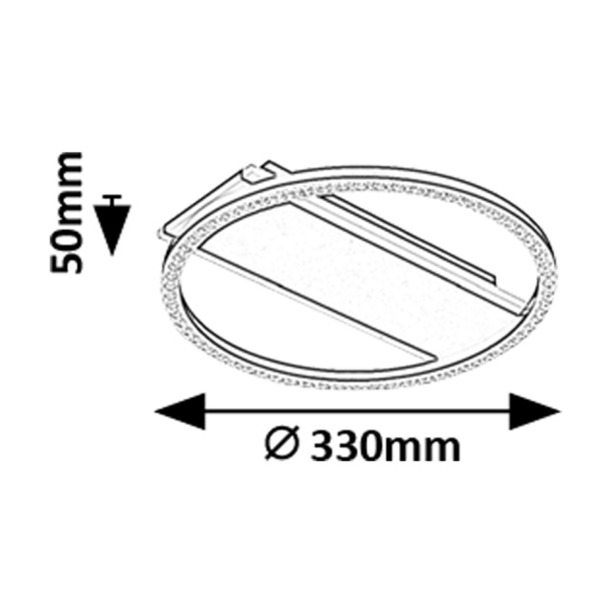 Rabalux - LED taklampa LED/24W/230V 3000K