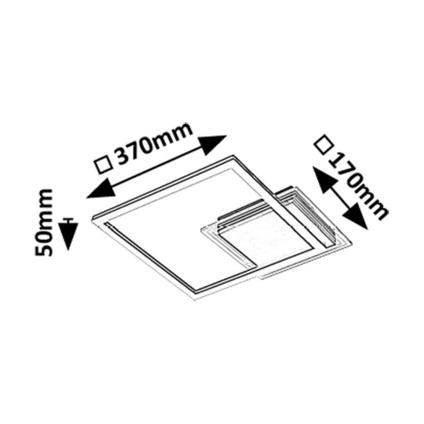 Rabalux - LED taklampa LED/24W/230V 3000K