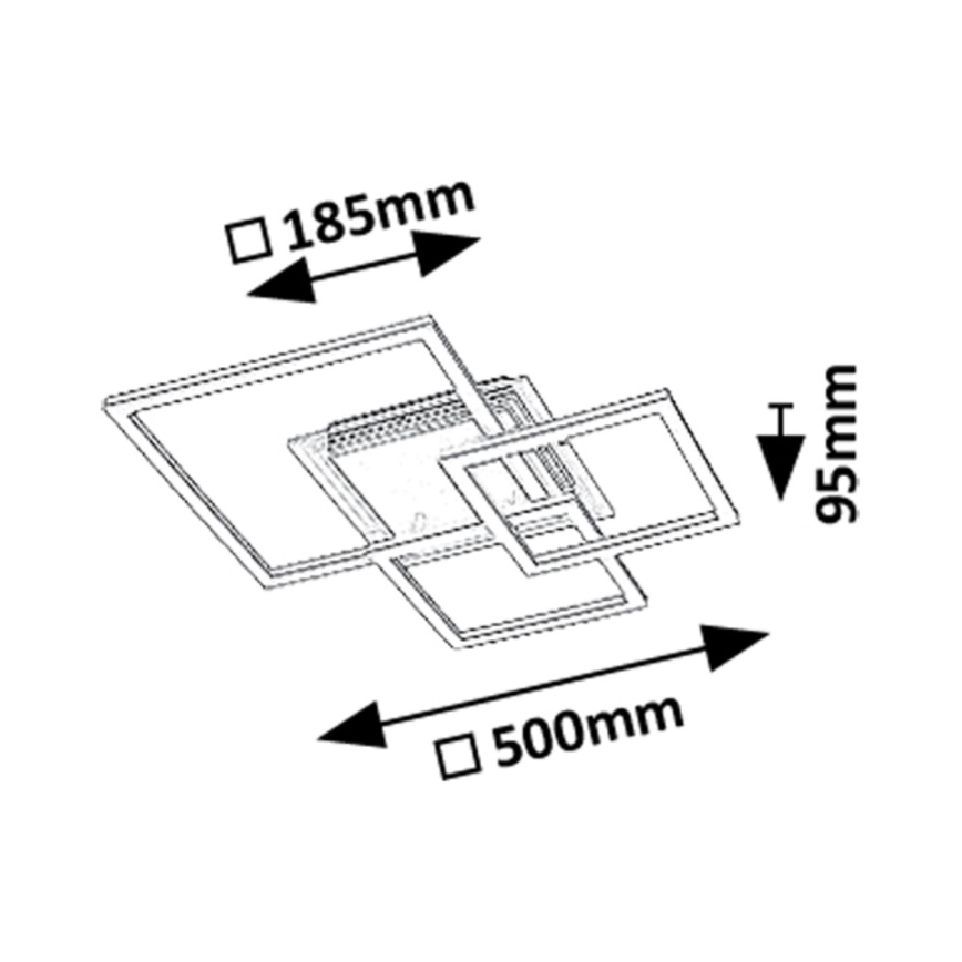 Rabalux - LED taklampa LED/40W/230V 3000K