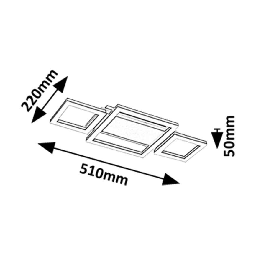 Rabalux - LED taklampa LED/24W/230V 4000K