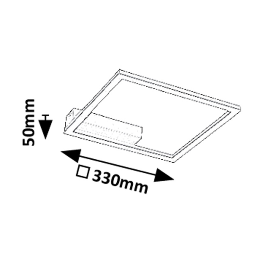 Rabalux - LED taklampa LED/24W/230V 3000K