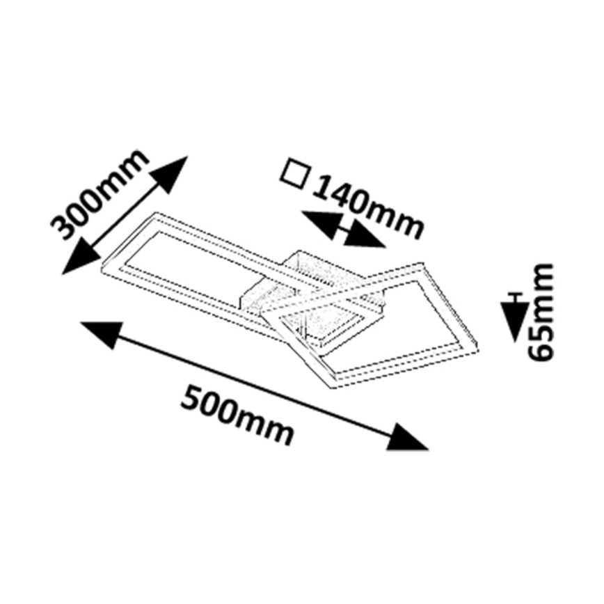 Rabalux - LED taklampa LED/24W/230V 3000K