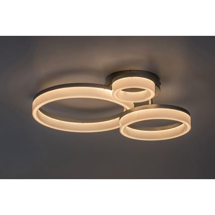 Rabalux - LED taklampa LED/24W/230V 3000/4000/6500K matt krom