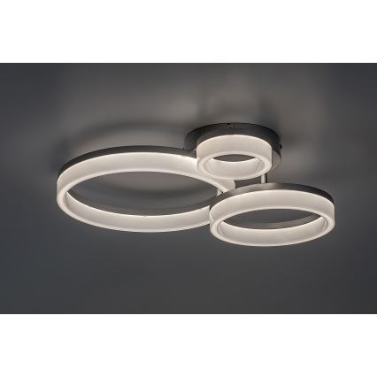 Rabalux - LED taklampa LED/24W/230V 3000/4000/6500K matt krom