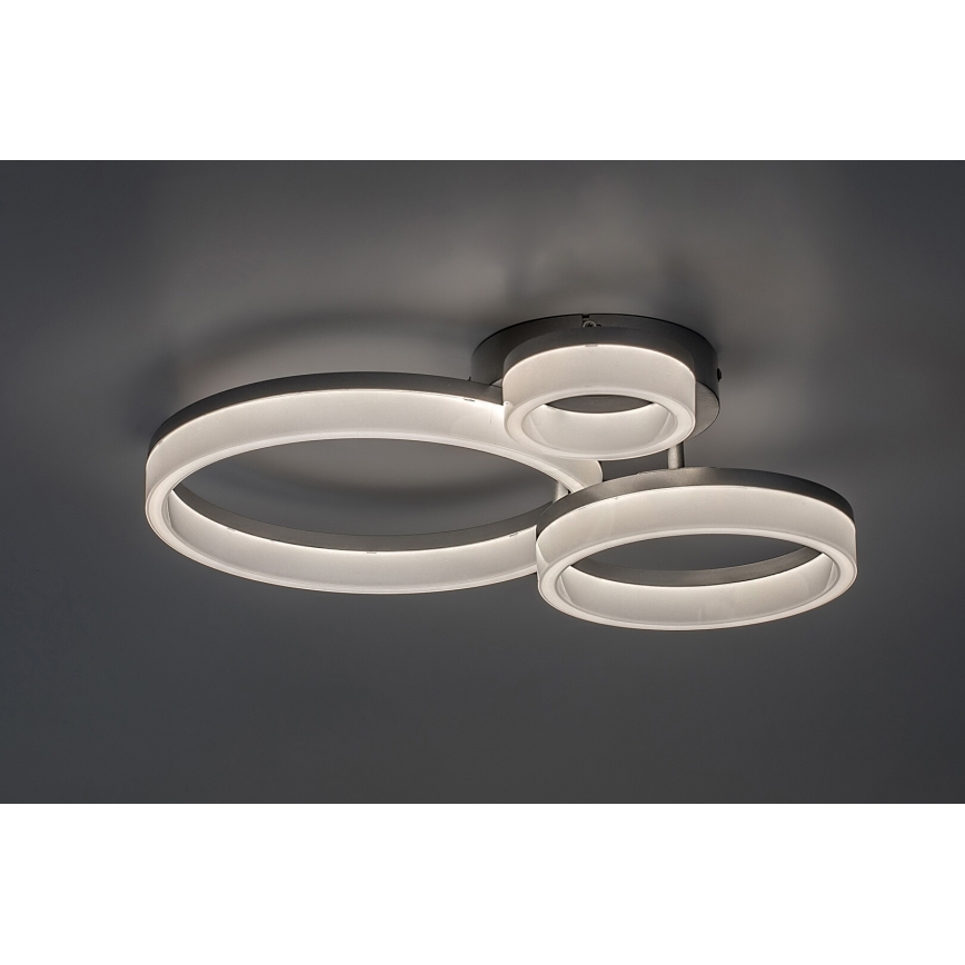 Rabalux - LED taklampa LED/24W/230V 3000/4000/6500K matt krom