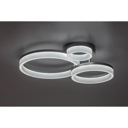Rabalux - LED taklampa LED/24W/230V 3000/4000/6500K matt krom