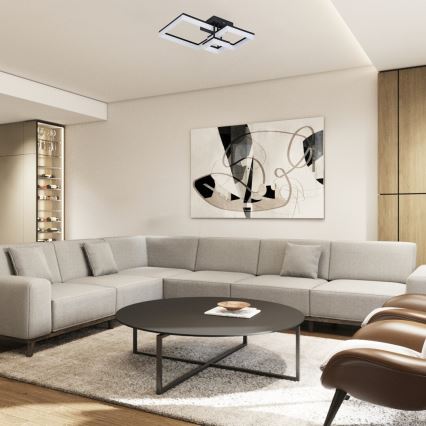 Rabalux - LED taklampa LED/22W/230V 3000/4000/6500K svart