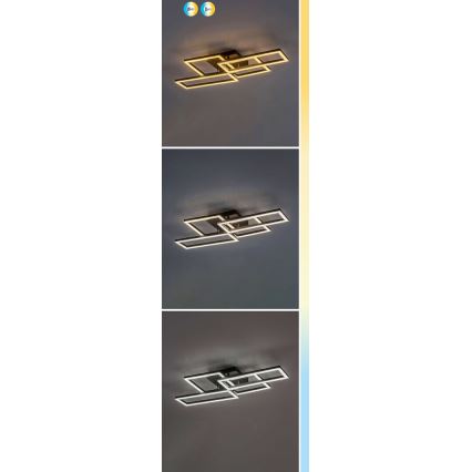 Rabalux - Dimmbar LED-takarmatur LED/40W/230V 3000-6500K 35x70 cm + fjärrkontroll