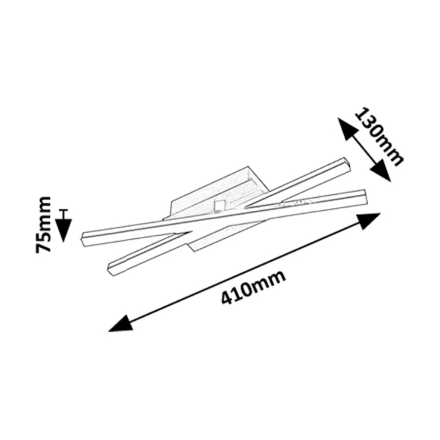 Rabalux - LED taklampa LED/16W/230V 4000K