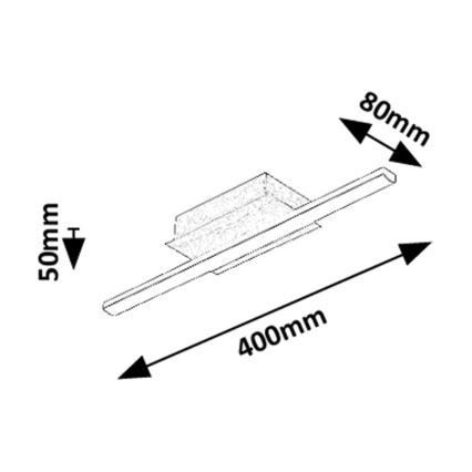 Rabalux - LED taklampa LED/8W/230V 4000K
