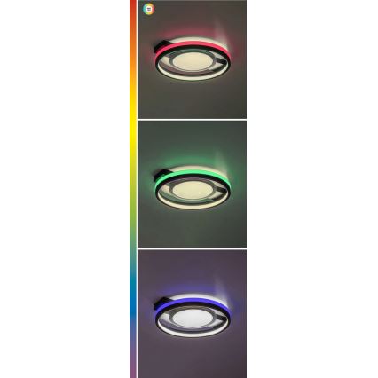 Rabalux - LED RGB dimbar taklampa LED/40W/230V 3000-6500K + fjärrkontroll