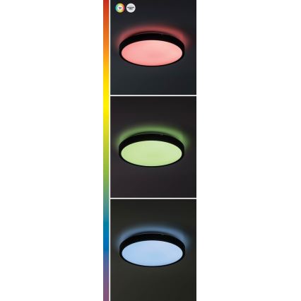 Rabalux - LED RGB Ljusreglerad vägglampa för badrum LED/36W/230V 3000-6000K Wi-Fi Tuya IP44 diameter 42 cm vit