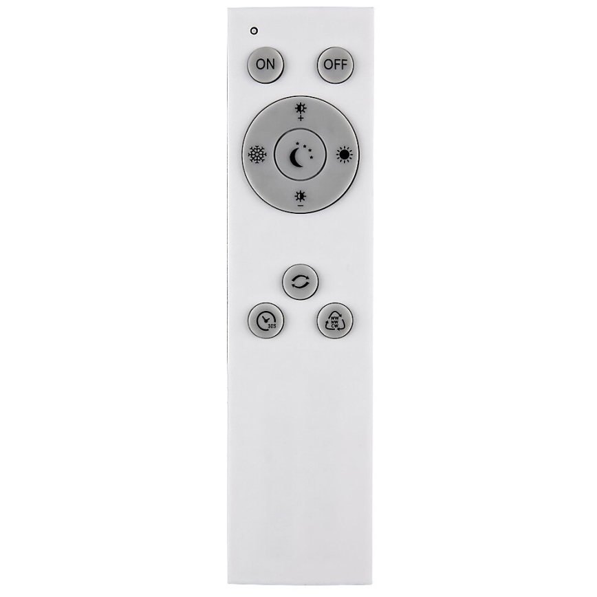 Rabalux - LED ljusreglerad ljuskrona på textilsladd LED/38W/230V 3000-6500K svart + fjärrkontroll