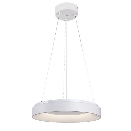 Rabalux - LED ljusreglerad ljuskrona på textilsladd LED/38W/230V 3000-6500K vit + fjärrkontroll