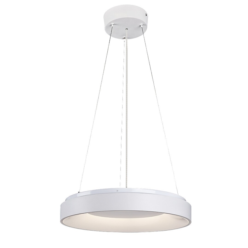 Rabalux - LED ljusreglerad ljuskrona på textilsladd LED/38W/230V 3000-6500K vit + fjärrkontroll