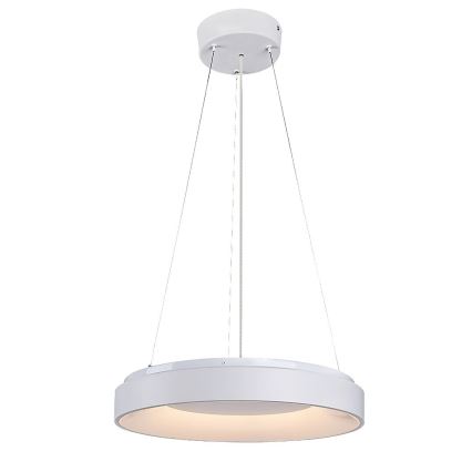 Rabalux - LED ljusreglerad ljuskrona på textilsladd LED/38W/230V 3000-6500K vit + fjärrkontroll