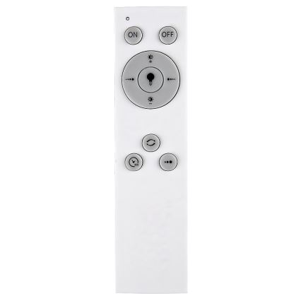 Rabalux - LED ljusreglerad ljuskrona på textilsladd LED/38W/230V 3000-6500K vit + fjärrkontroll