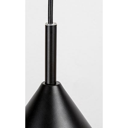 Rabalux - Ljuskrona med textilsladd 1xE27/40W/230V svart