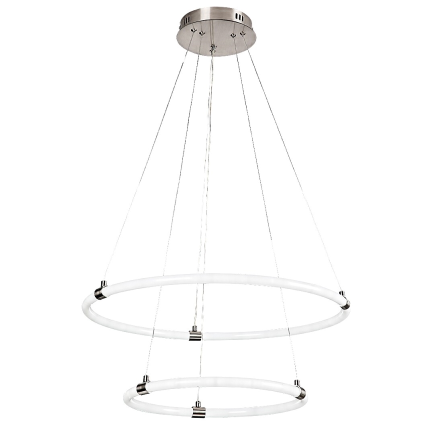 Rabalux - LED ljusreglerad ljuskrona på textilsladd LED/55W/230V + fjärrkontroll