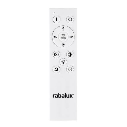 Rabalux - LED ljusreglerad ljuskrona på textilsladd LED/55W/230V + fjärrkontroll