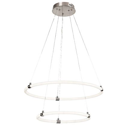 Rabalux - LED ljusreglerad ljuskrona på textilsladd LED/55W/230V + fjärrkontroll