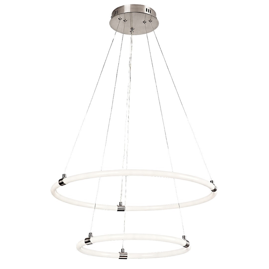Rabalux - LED ljusreglerad ljuskrona på textilsladd LED/55W/230V + fjärrkontroll