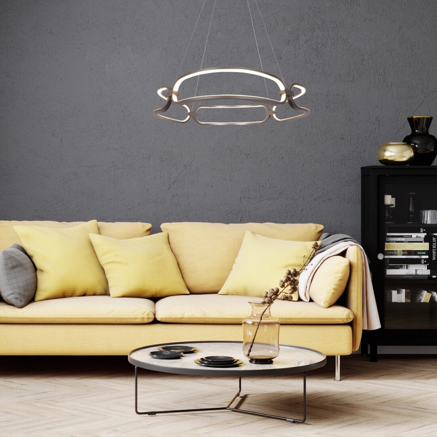 Rabalux - LED ljuskrona med textilsladd LED/67W/230V 4000K