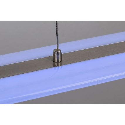 Rabalux - LED RGB Ljusreglerad ljuskrona på textilsladd LED/24W/230V Wi-Fi Tuya + fjärrkontroll