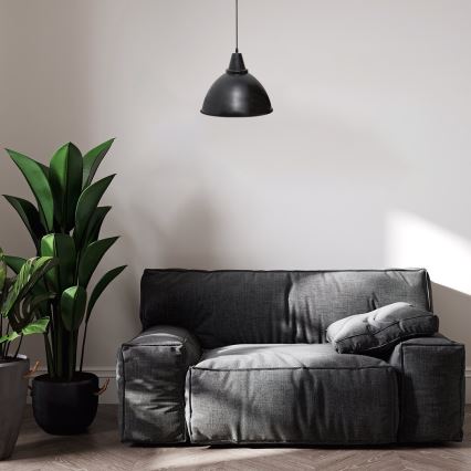 Rabalux - Taklampa 1xE27/60W/230V svart