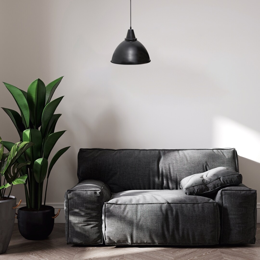 Rabalux - Taklampa 1xE27/60W/230V svart