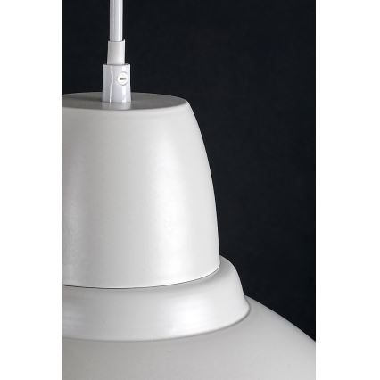 Rabalux - Ljuskrona med textilsladd 1xE27/60W/230V vit