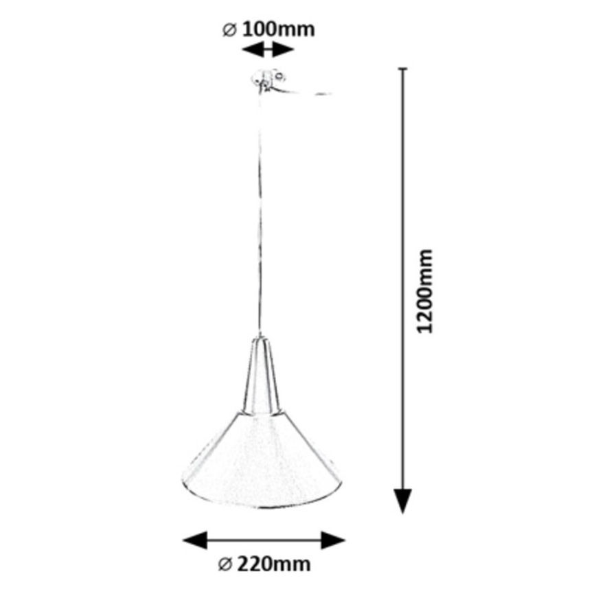 Rabalux - Taklampa 1xE27/40W/230V