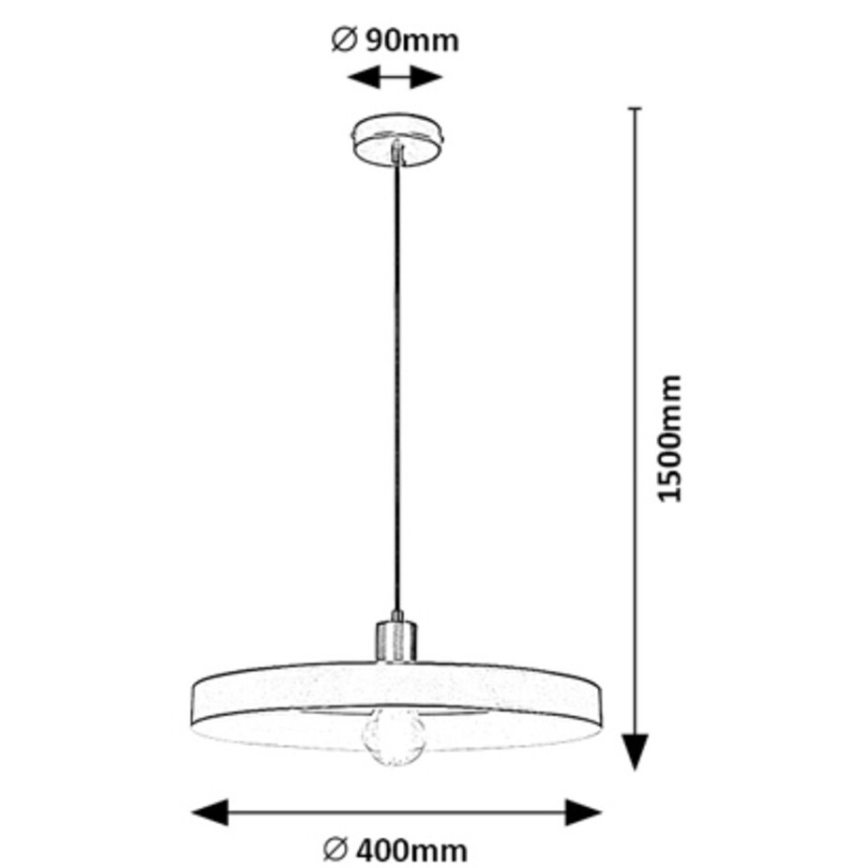 Rabalux - Taklampa 1xE27/40W/230V