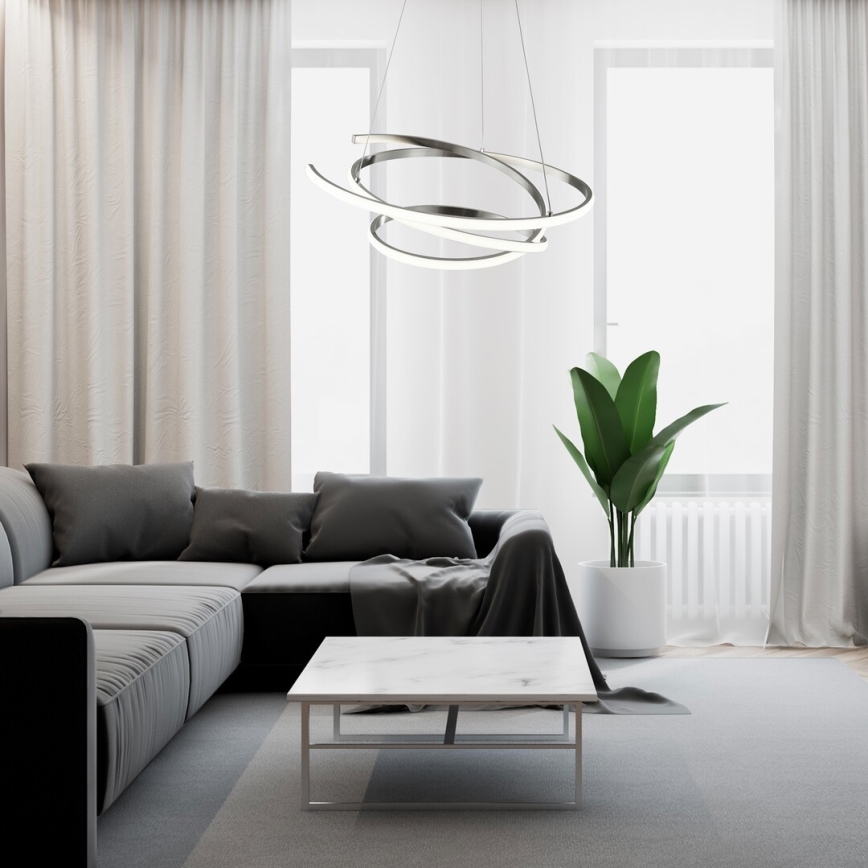 Rabalux - LED ljuskrona med textilsladd LED/42W/230V 4000K